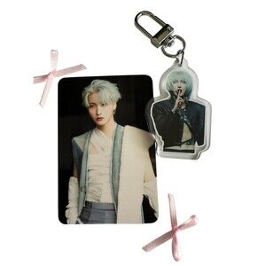 Seonghwa HALAZIA Iconic Ateez Keychain Bias Concert Moment Charm kpop